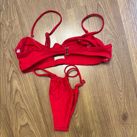 Red Bikini Set - Picture 3 of 4
